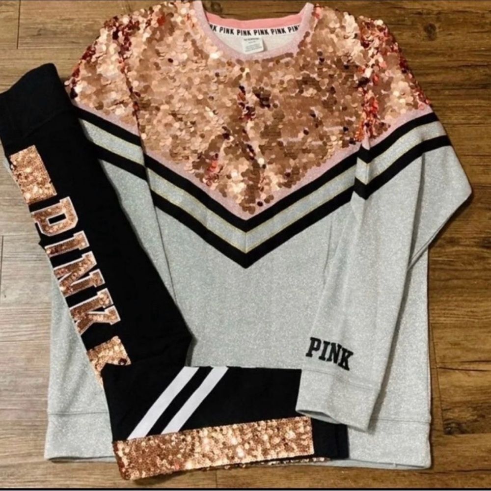 VS PINK ROSE GOLD BLING OUTFIT
SET S - Picture 3 of 12